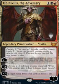 Ob Nixilis, l'Adversaire - Planeswalker symbol stamped promos