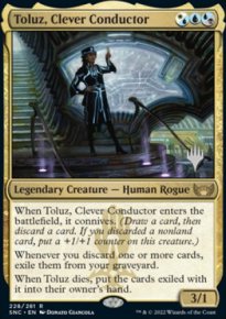 Toluz, conductrice fute - Planeswalker symbol stamped promos