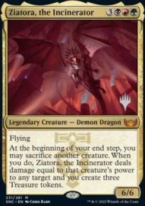 Ziatora, l'incinratrice - Planeswalker symbol stamped promos