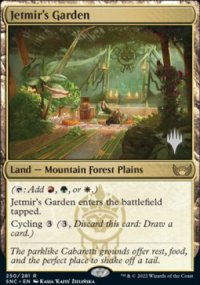 Jardin de Jetmir - Planeswalker symbol stamped promos