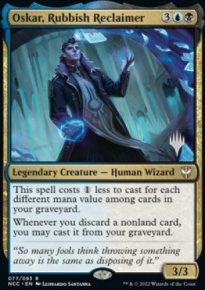 Oskar, rcuperateur de dchets - Planeswalker symbol stamped promos