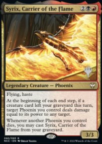 Syrix, porteur de la Flamme - Planeswalker symbol stamped promos