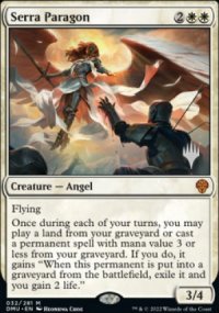 Parangon de Serra - Planeswalker symbol stamped promos