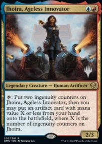 Djora, innovatrice sans ge - Planeswalker symbol stamped promos