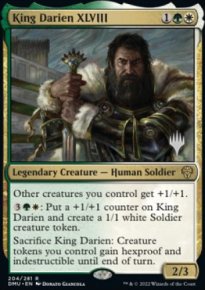 Roi Darien XLVIII - Planeswalker symbol stamped promos