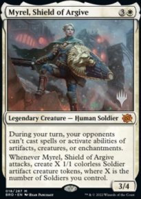 Myrel, bouclier d'Argive - Planeswalker symbol stamped promos