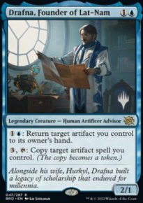 Drafna, fondateur de Lat-Nam - Planeswalker symbol stamped promos