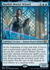 Hurkyl, matresse sorcire - Planeswalker symbol stamped promos