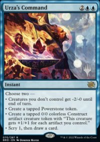 Commandement d'Urza - Planeswalker symbol stamped promos