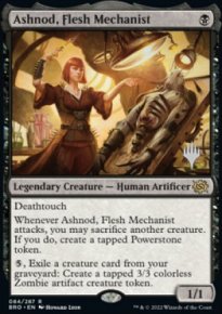 Ashnod, mcaniste de chair - Planeswalker symbol stamped promos