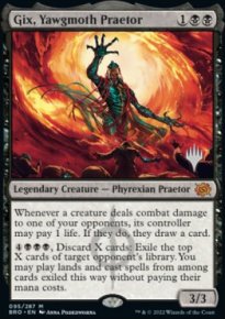 Gix, praetor de Yaugzebul - Planeswalker symbol stamped promos