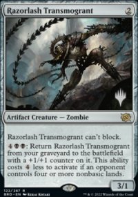 Transfigurant tranchefouet - Planeswalker symbol stamped promos