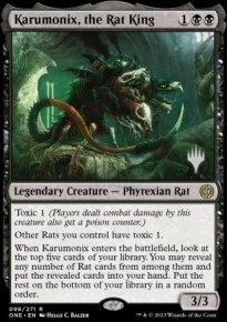 Karumonix, le roi des rats - Planeswalker symbol stamped promos