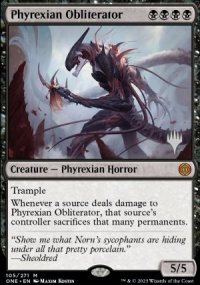 Oblitrateur phyrexian - Planeswalker symbol stamped promos