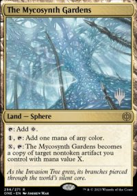 Les Jardins de mycosynthse - Planeswalker symbol stamped promos