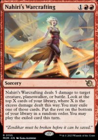 Art de la guerre de Nahiri - Planeswalker symbol stamped promos