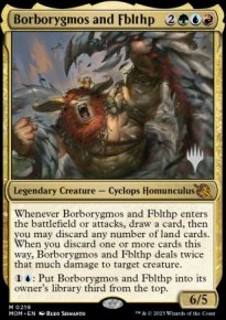 Borborygmos et Fbithp - Planeswalker symbol stamped promos