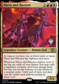 Djeru et Hazoret - Planeswalker symbol stamped promos