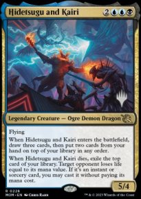 Hidetsugu et Kairi - Planeswalker symbol stamped promos