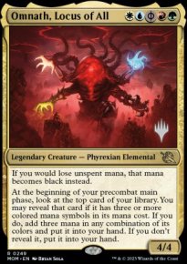 Omnath, Locus du Tout - Planeswalker symbol stamped promos