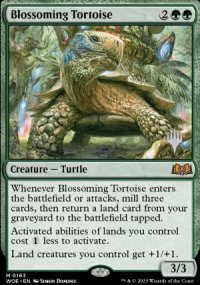 Tortue florissante - Planeswalker symbol stamped promos