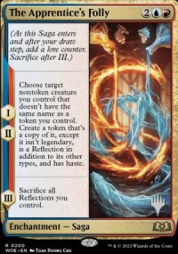 La folie de l'apprenti - Planeswalker symbol stamped promos