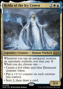 Hylda de la Couronne glace - Planeswalker symbol stamped promos