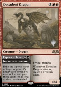 Dragon dcadent<br>Got du luxe - Planeswalker symbol stamped promos