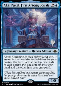 Akal Pakal, premire parmi les gaux - Planeswalker symbol stamped promos