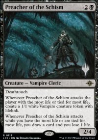 Prcheur du schisme - Planeswalker symbol stamped promos