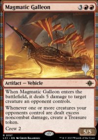 Galion magmatique - Planeswalker symbol stamped promos