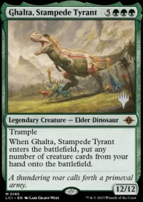 Ghalta, tyrante de la rue - Planeswalker symbol stamped promos