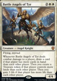 Anges de combat de Tyr - Planeswalker symbol stamped promos