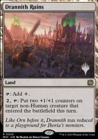 Ruines de Drannith - Planeswalker symbol stamped promos