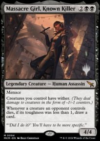 La Massacreuse, meurtrire connue - Planeswalker symbol stamped promos