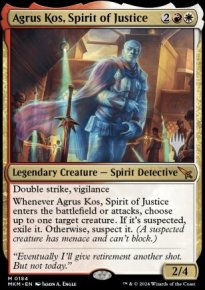 Agrus Kos, esprit de la justice - Planeswalker symbol stamped promos