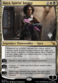 Kaya, justice des esprits - Planeswalker symbol stamped promos