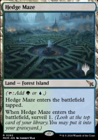 Labyrinthe de haies - Planeswalker symbol stamped promos