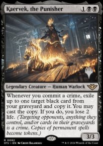 Kaervek, le chtieur - Planeswalker symbol stamped promos