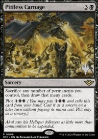 Carnage impitoyable - Planeswalker symbol stamped promos