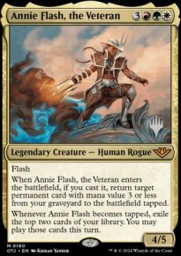 Annie Flash, la vtrane - Planeswalker symbol stamped promos