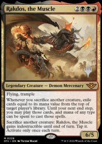 Rakdos, montagne de muscles - Planeswalker symbol stamped promos