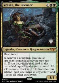 Vraska, celle qui cre le silence - Planeswalker symbol stamped promos