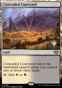 Cour dissimule - Planeswalker symbol stamped promos