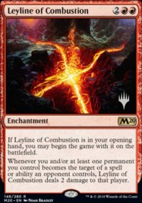 Ligne ley de combustion - Planeswalker symbol stamped promos