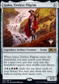 Golos, plerin infatigable - Planeswalker symbol stamped promos