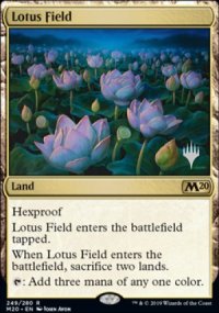 Champ de lotus - Planeswalker symbol stamped promos