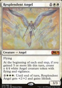 Ange resplendissant - Planeswalker symbol stamped promos