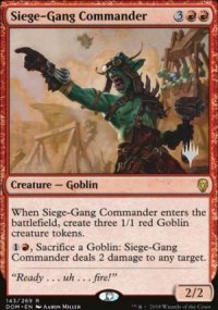 Commandant des assigeants - Planeswalker symbol stamped promos