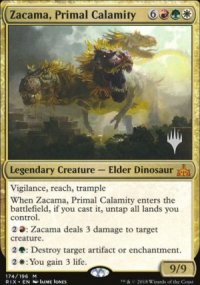 Zacama, Calamit primordiale - Planeswalker symbol stamped promos